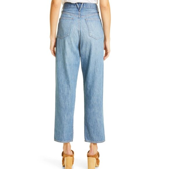 Veronica Beard  High Waist Straight Leg Ankle Jeans In Kystn NWT Size 25 - Picture 6 of 11